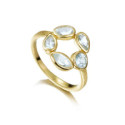 MORNING Ring  in Silver.  18k Gold Vermeil