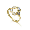 MORNING Ring  in Silver.  18k Gold Vermeil