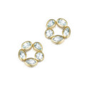 Morning Earrings in Silver. 18k Gold Vermeil