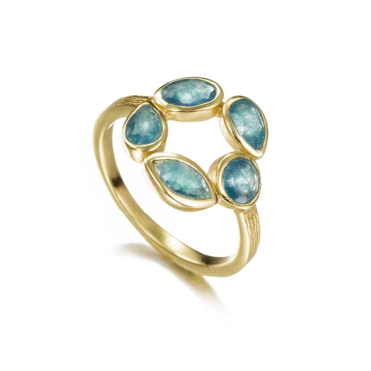 MORNING Ring  in Silver.  18k Gold Vermeil