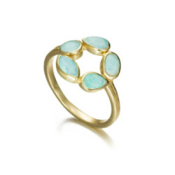 MORNING Ring  in Silver. 18k Gold Vermeil