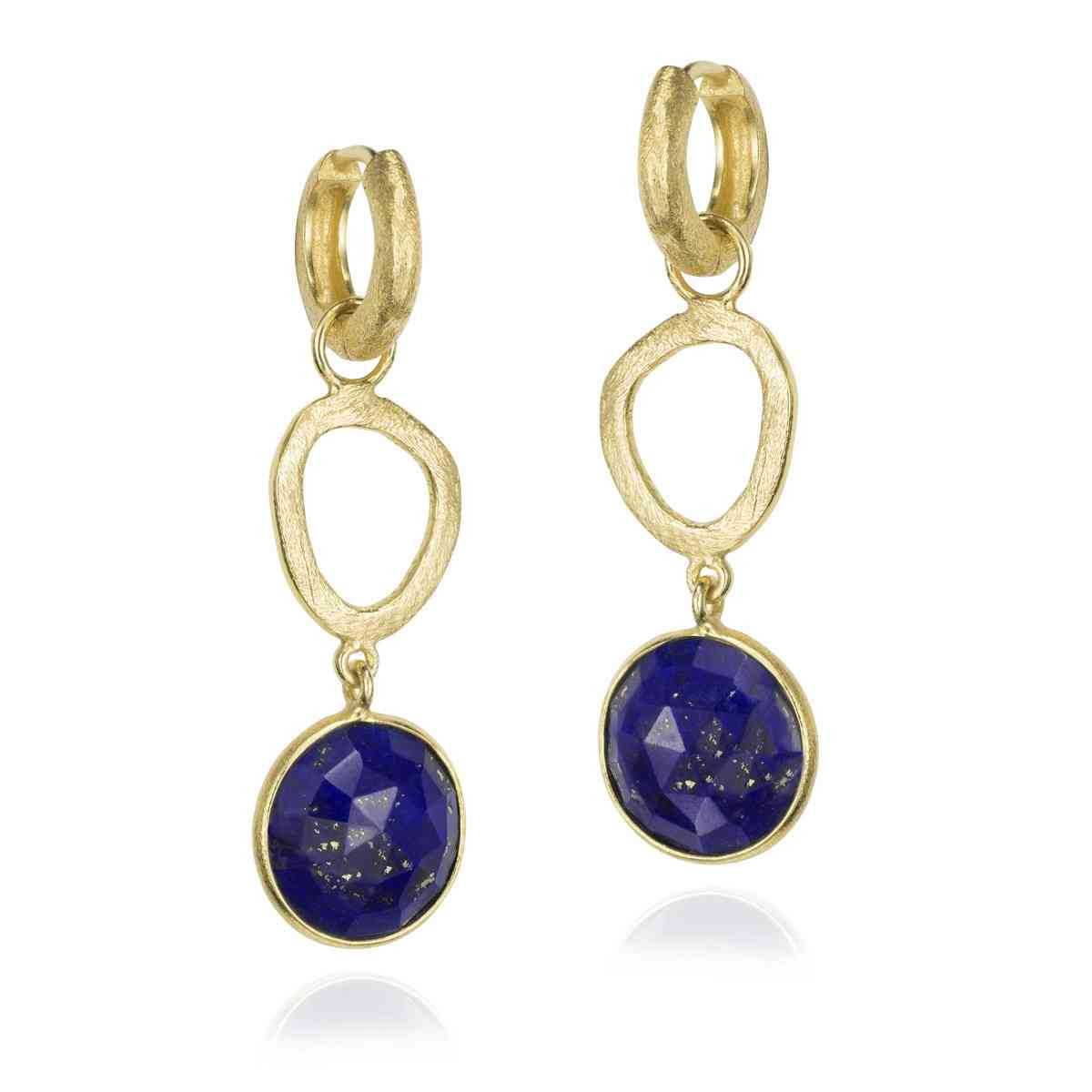 LUNA Earrings in Silver. 18k Gold Vermeil