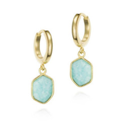 GEO Earrings in Silver. 18k Gold Vermeil