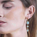GEO Earrings in Silver. 18k Gold Vermeil