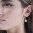 GEO Earrings in Silver. 18k Gold Vermeil