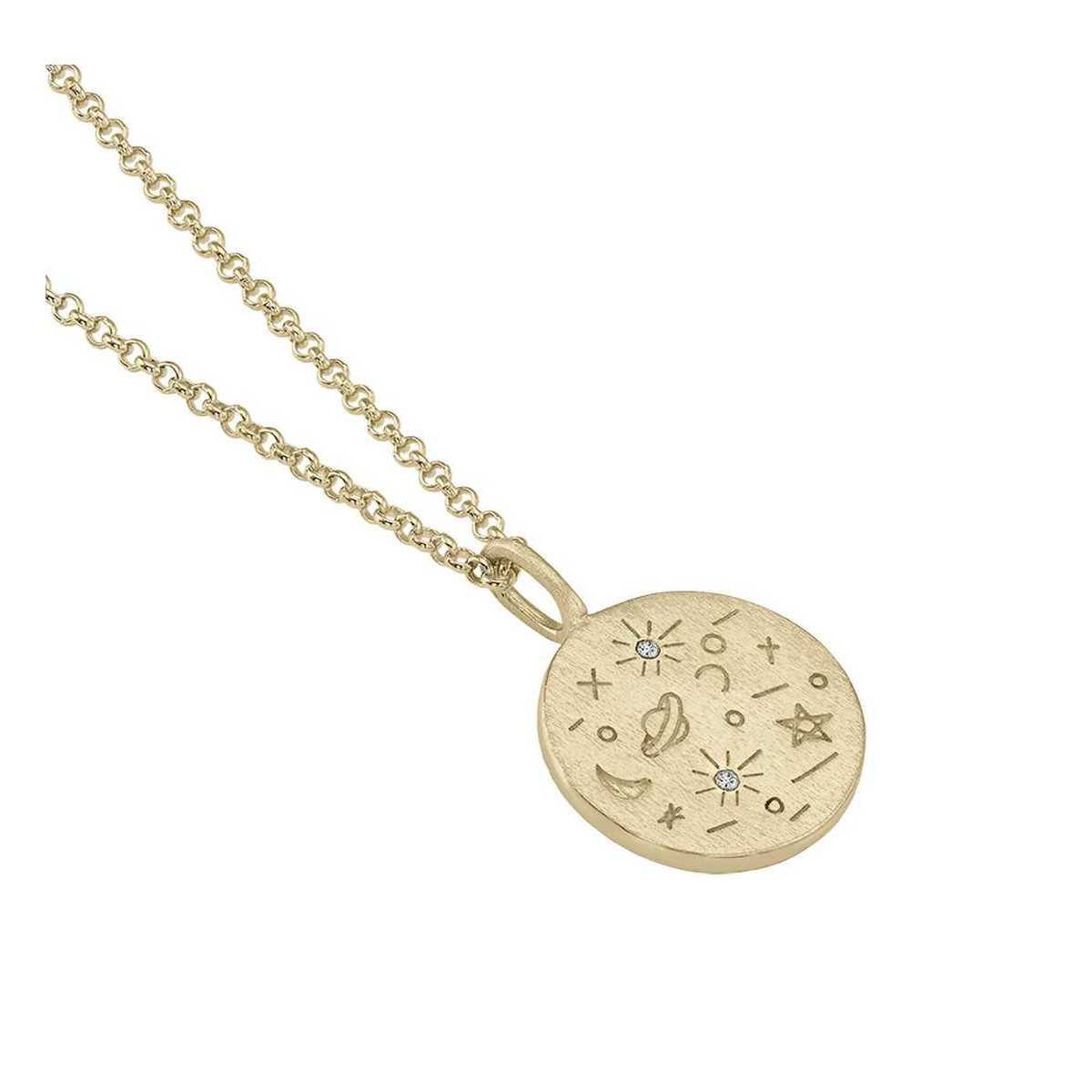 PLANETARIUM Pendant in Silver. 18k Gold Vermeil