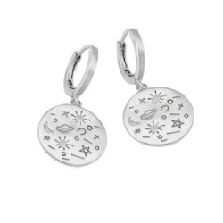 PLANETARIUM Earrings in Silver.