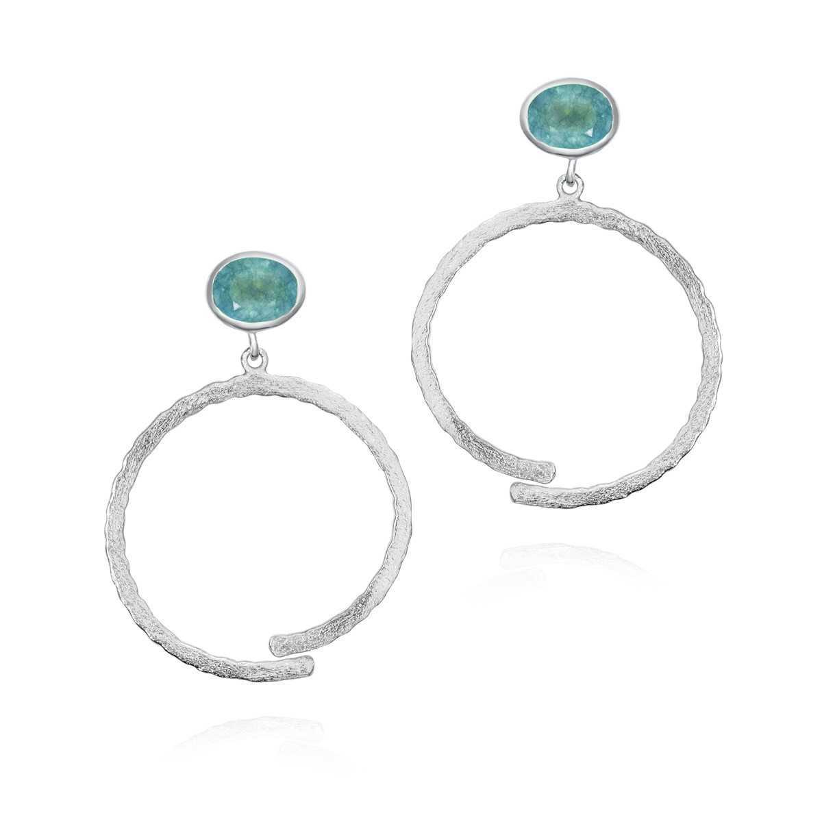 PURE Earrings in Silver.
