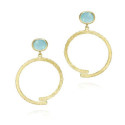 PURE Earrings in Silver.  18k Gold Vermeil