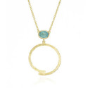 PURE Necklace in Silver. 18k Gold Vermeil