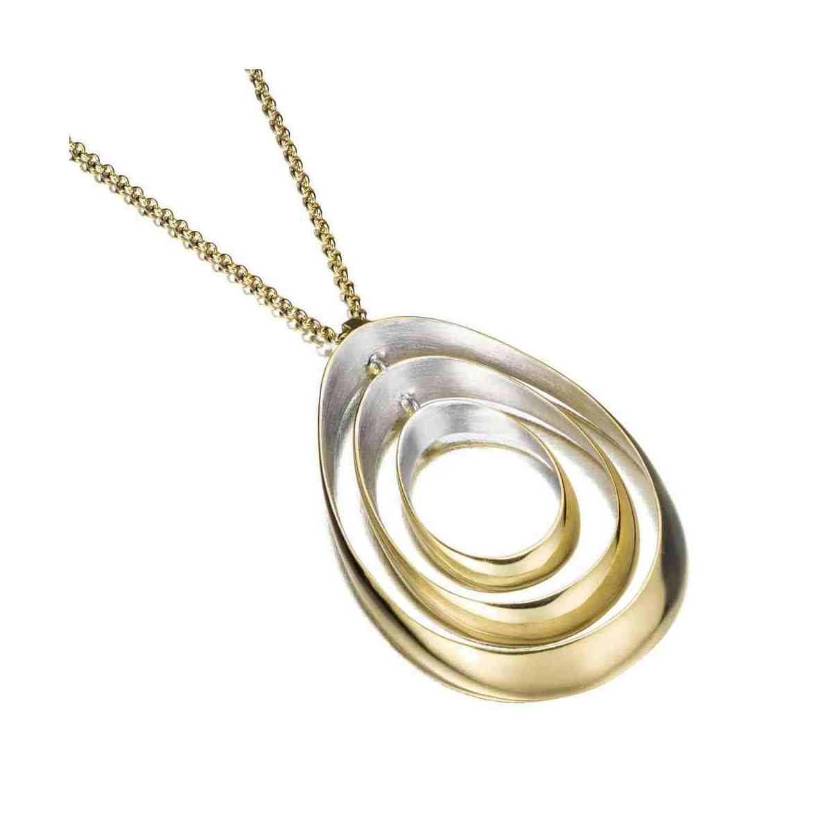 BUBBLE Pendant in Silver. 18k Gold Vermeil