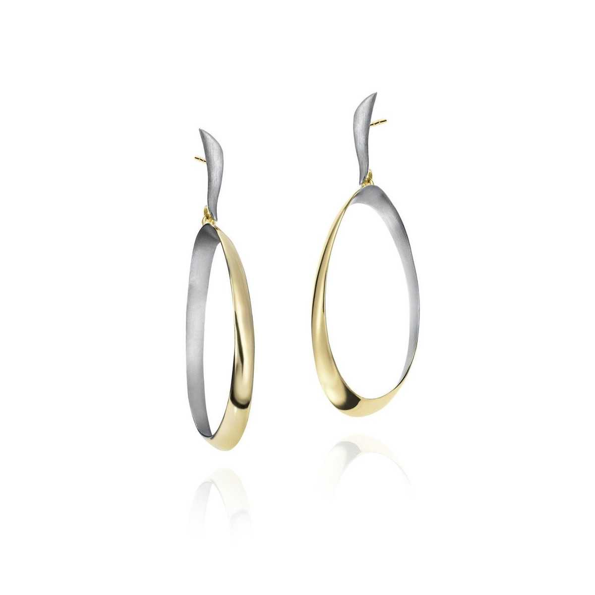 BUBBLE Earrings in Silver. 18k Gold Vermeil