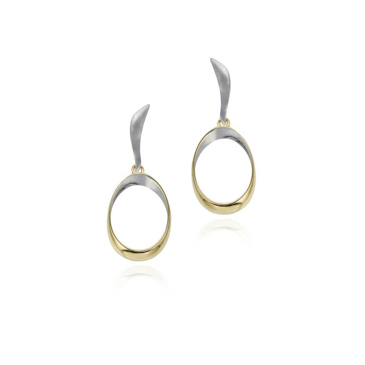 BUBBLE Earrings in Silver. 18k Gold Vermeil
