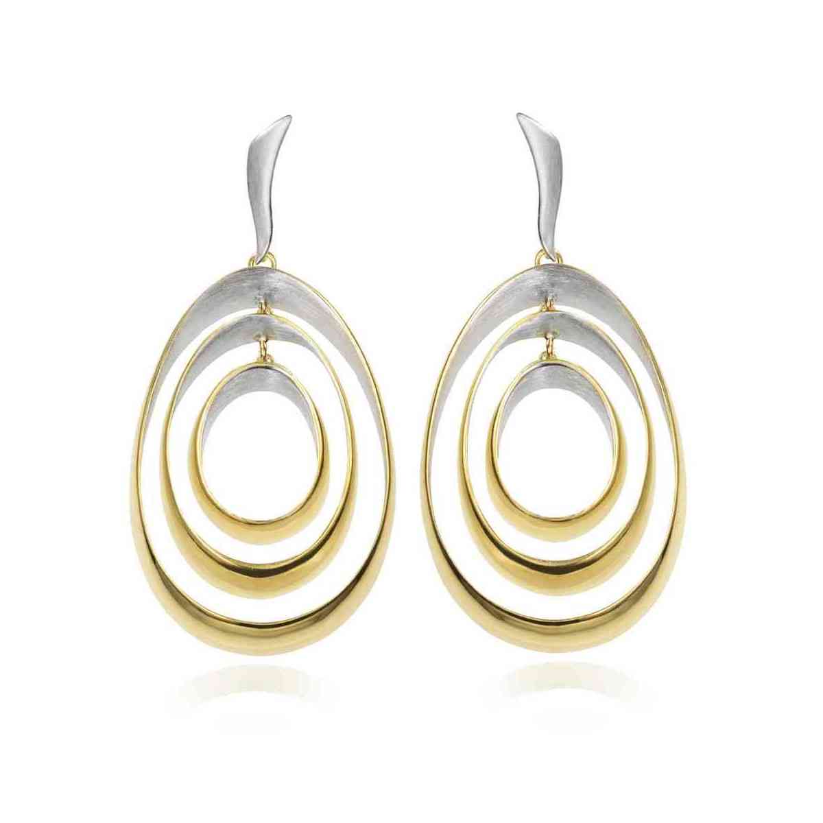 BUBBLE Earrings in Silver. 18k Gold Vermeil