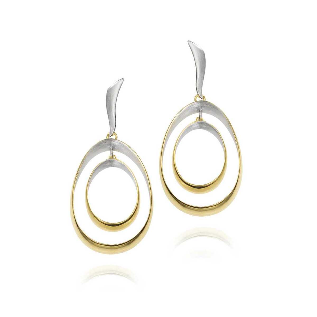 BUBBLE Earrings in Silver. 18k Gold Vermeil