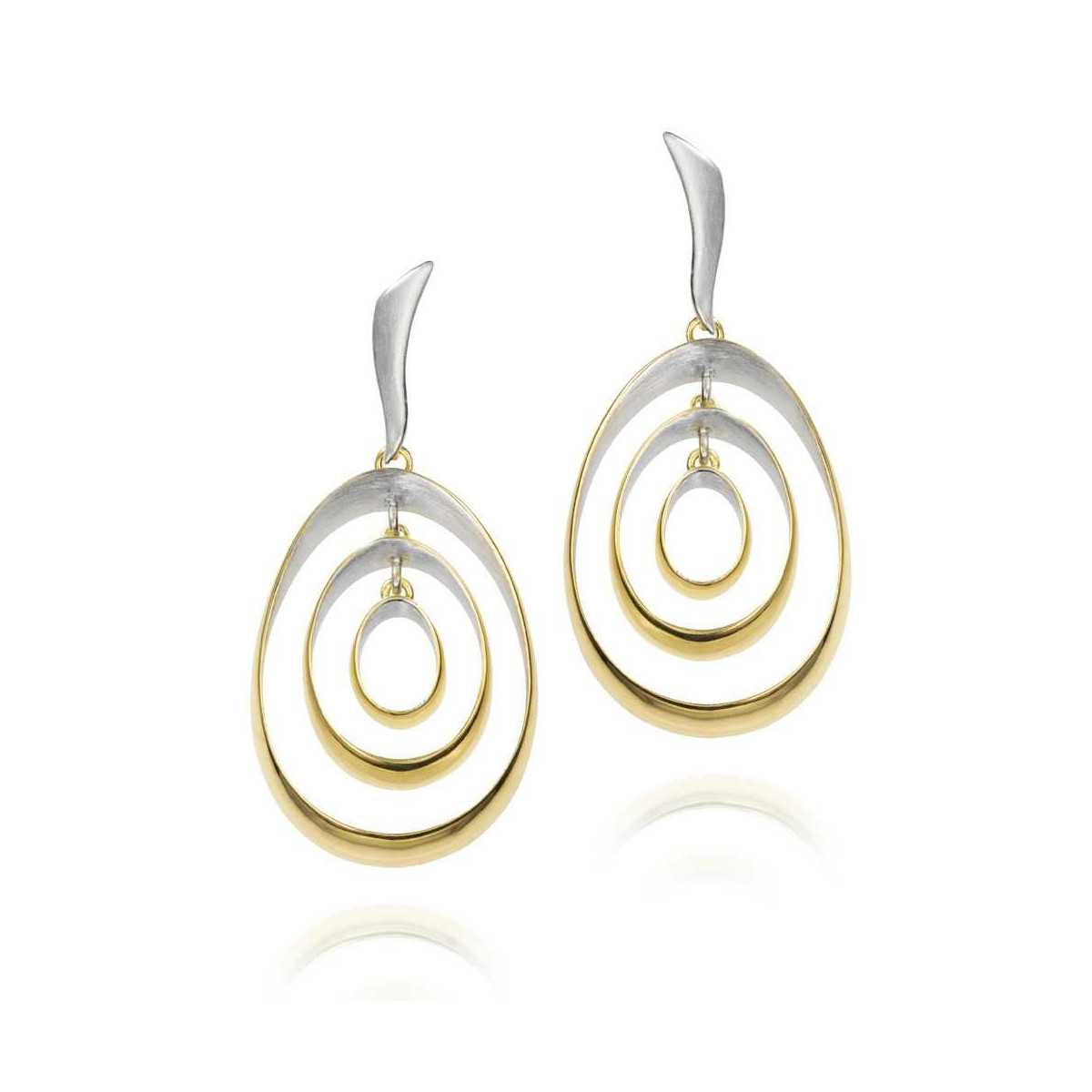 BUBBLE Earrings in Silver. 18k Gold Vermeil