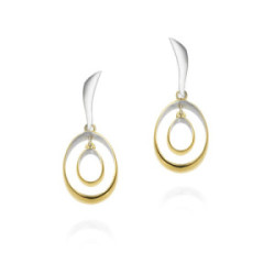 BUBBLE Earrings in Silver. 18k Gold Vermeil