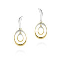BUBBLE Earrings in Silver. 18k Gold Vermeil