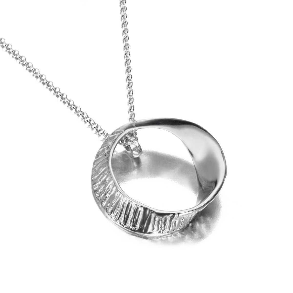 Pendant SEAWEED in Silver.