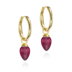 Pendientes PENDULUM de Plata. Baño de Oro 18k