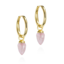 Pendientes PENDULUM de Plata. Baño de Oro 18k