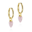 Pendientes PENDULUM de Plata. Baño de Oro 18k