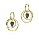 PENDULUM Earrings in Silver. 18k Gold Vermeil