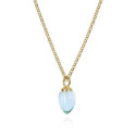 Colgante PENDULUM de Plata. Baño de Oro 18k