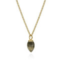 Colgante PENDULUM de Plata. Baño de Oro 18k