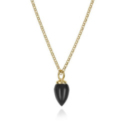 Colgante PENDULUM de Plata. Baño de Oro 18k