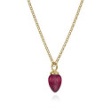 Colgante PENDULUM de Plata. Baño de Oro 18k
