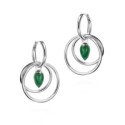 PENDULUM Earrings in Silver.