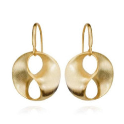 LOVE Earrings in Silver. 18k Gold Vermeil