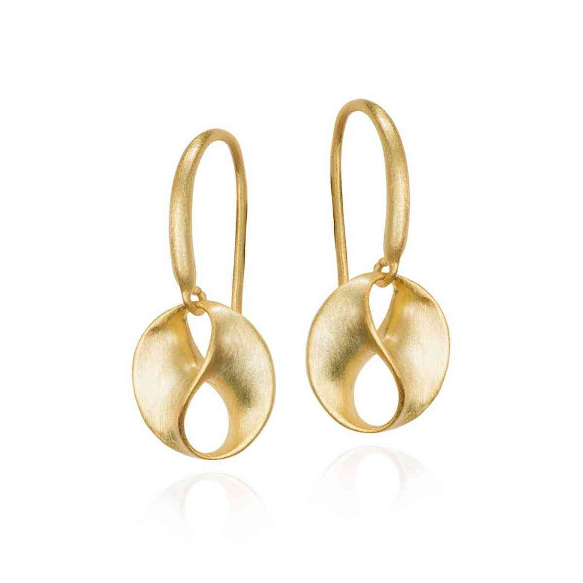 LOVE Earrings  in Silver. 18k Gold Vermeil
