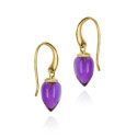 Pendientes PENDULUM de Plata. Baño de Oro 18k