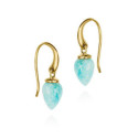 Pendientes PENDULUM de Plata. Baño de Oro 18k