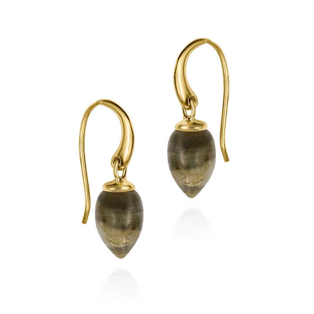 PENDULUM Earrings in Silver. 18k Gold Vermeil