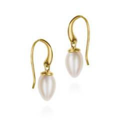 Pendientes PENDULUM de Plata. Baño de Oro 18k