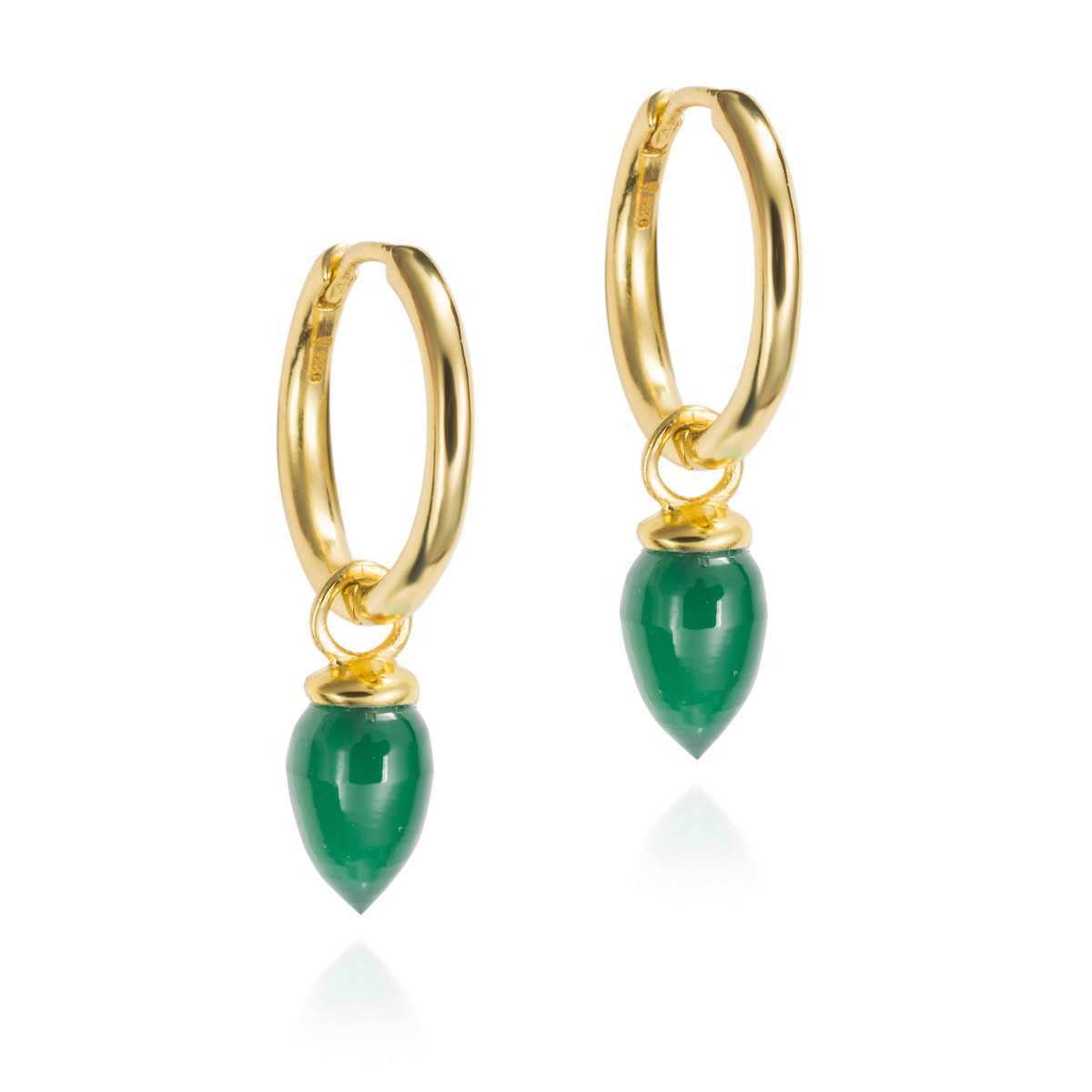 PENDULUM Earrings in Silver. 18k Gold Vermeil