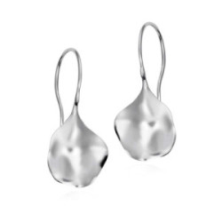 AQUA Earrings  in Silver.