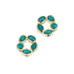 Morning Earrings in Silver. 18k Gold Vermeil