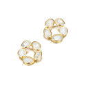Morning Earrings in Silver. 18k Gold Vermeil