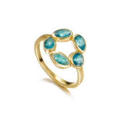 MORNING Ring  in Silver.  18k Gold Vermeil
