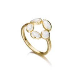 MORNING Ring  in Silver.  18k Gold Vermeil