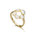 MORNING Ring  in Silver.  18k Gold Vermeil