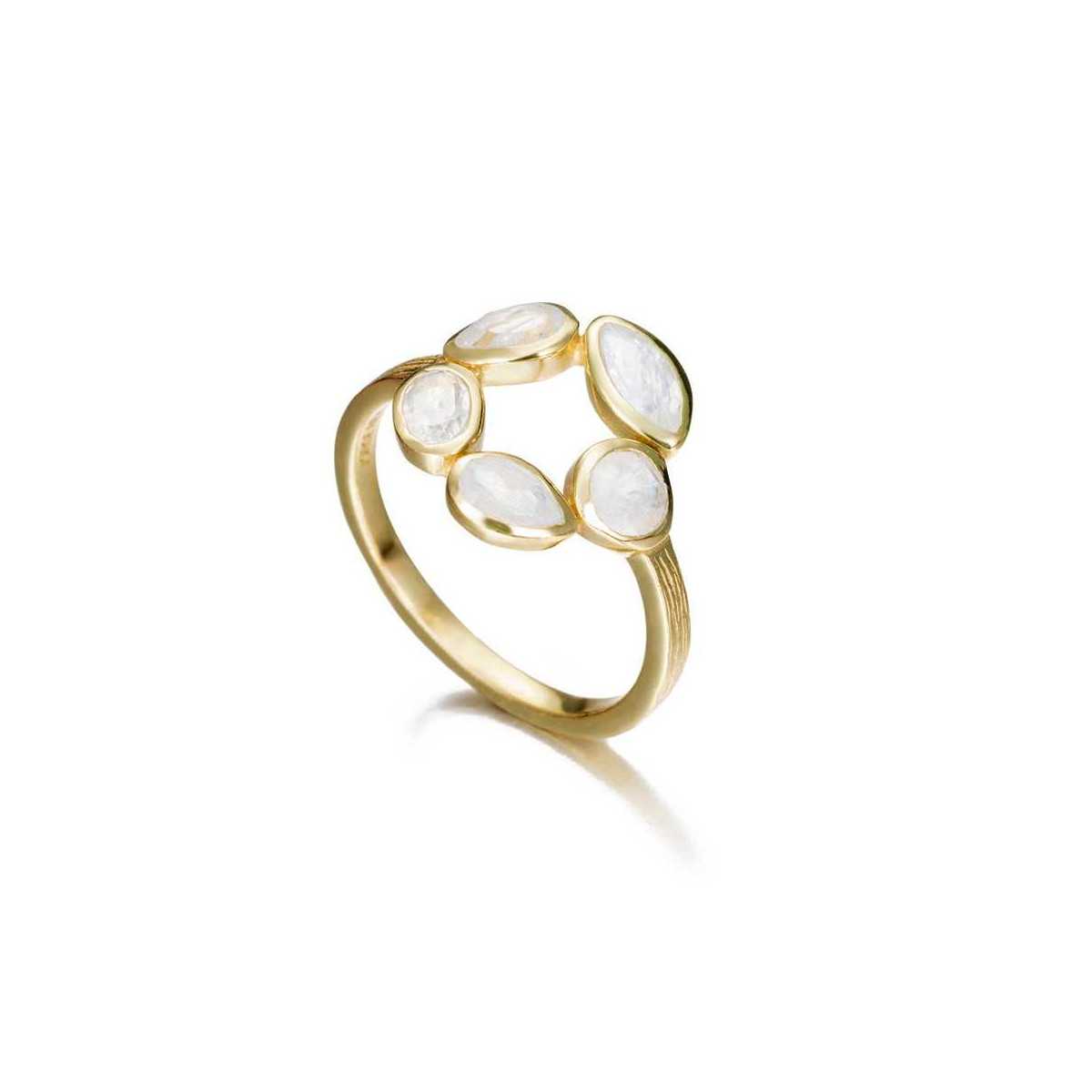 MORNING Ring  in Silver.  18k Gold Vermeil