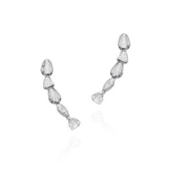 NUGGETS Earrings in Silver.