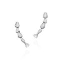 NUGGETS Earrings in Silver.
