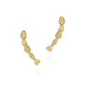 NUGGETS Earrings in Silver. 18k Gold Vermeil