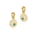 LUNA Earrings in Silver. 18k Gold Vermeil